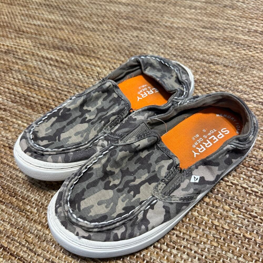 Sperry Kids Camo Shoes Size 13